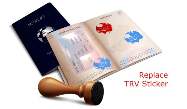 Temporary  Resident Visa (TRV inside Canada)
